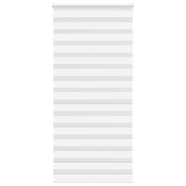 vidaXL Tenda a Rullo Zebra Larghezza Tessuto 90,9 cm Poliestere