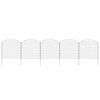 vidaXL Set Recinzione da Giardino ad Arco 77,5x78,5 cm Verde