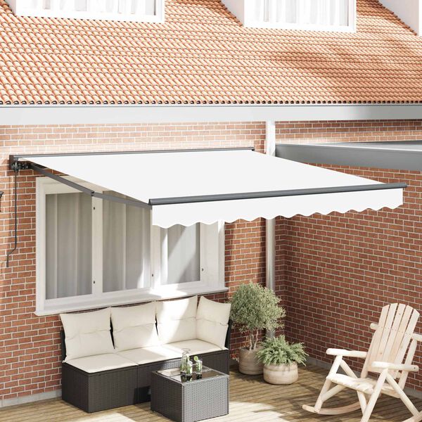 vidaXL Struttura della tenda Bianco 350 x 250 cm