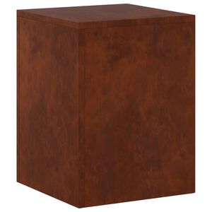 vidaXL Supporto per piante Ruggine 30 x 30 x 40 cm Acciaio Corten