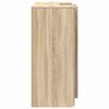 vidaXL Banco Reception Rovere Sonoma 135x50x103,5 cm Legno Multistrato