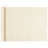 vidaXL Schermo Frangivista per Balcone Crema 90x600 cm in HDPE