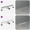 vidaXL Drenaggio doccia 2 in 1 Argento 50 cm Acciaio Inox 304
