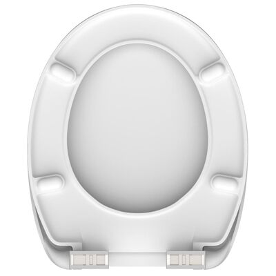 SCHÜTTE Tavoletta WC in Duroplast con Chiusura Ammortizzata WHITE