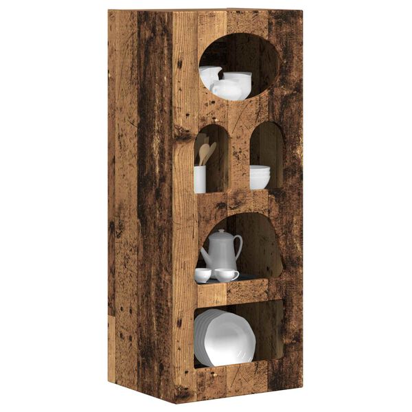 vidaXL Credenza Legno vecchio 40 x 35 x 100,5 cm Legno multistrato