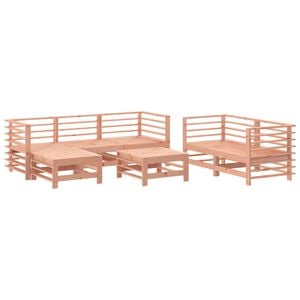 vidaXL Set Salotto da Giardino 7 pz in Legno Massello di Douglas
