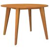 vidaXL Tavolo da Giardino &Oslash;110x75 cm in Legno Massello di Acacia