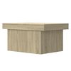 vidaXL Tavolino da Salotto Rovere Sonoma 80x55x40 cm Legno Multistrato