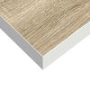 vidaXL Scaffali a Parete 2 pz Rovere e Bianco 90x23,5x3,8 cm in MDF
