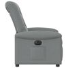 vidaXL Poltrona Elettrica Reclinabile Grigio Chiaro in Tessuto