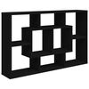 vidaXL Scaffale a Parete Nero 85x16x52,5 cm in Legno Multistrato