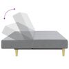 vidaXL Set di Divani 2 pz Grigio Chiaro in Tessuto