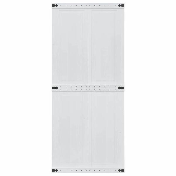 vidaXL Porta Corona Bianco 90 x 210 cm Legno multistrato