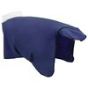 vidaXL Coperta per Cavalli Blu navy 135 cm Felpa in pile