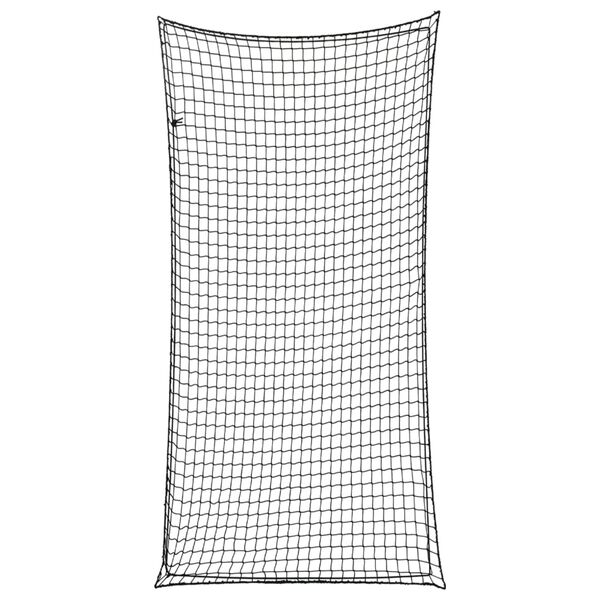 vidaXL Rete per Rimorchio con Corda Elastica Nero 7x3,5 m in PP