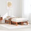 vidaXL Letto senza Materasso Marrone Cera 90x200 cm Legno di Pino