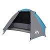 vidaXL Tenda da Campeggio a Cupola per 2 Persone Blu Impermeabile