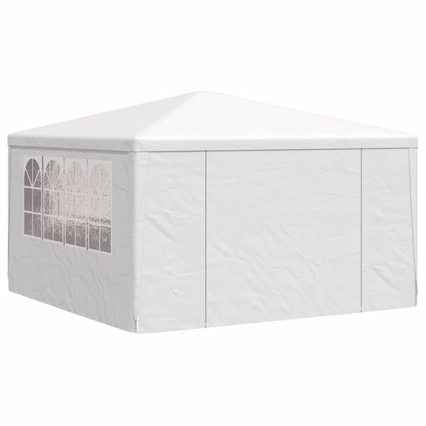 vidaXL Gazebo Professionale con Pareti 4x4 m Bianco 90 g/m²
