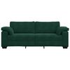 vidaXL Divano a 3 Posti Verde Scuro 220x77x82 cm in Velluto