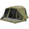 vidaXL Tenda Campeggio 10 Persone Verde Rilascio Rapido Impermeabile
