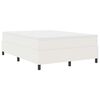 vidaXL Letto a molle Crema e Bianco 140 x 190 cm Tessuto in Cords