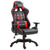 Sedia da Gaming Massaggiante Nero e Mimetico in Similpelle vidaXL