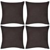 Set di 4 federe per cuscini, 40,6 x 40,6 cm, motivo a quadri
