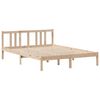 vidaXL Letto Libreria senza Materasso 120x200cm Legno Massello di Pino