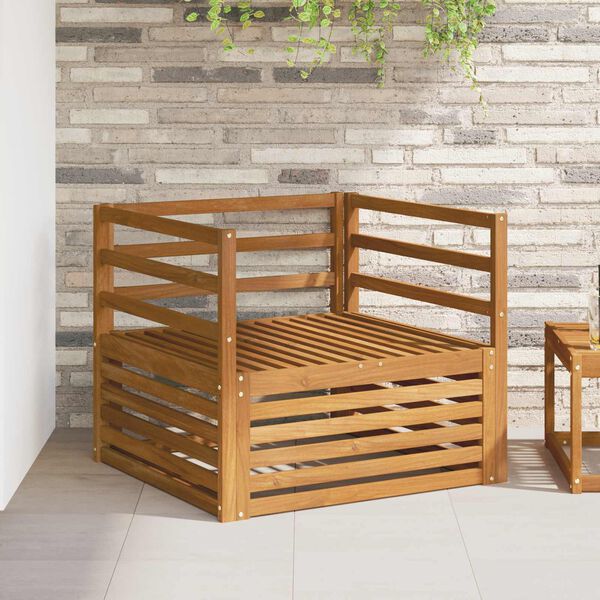 vidaXL 2 Pezzo Divano con Braccioli Naturale