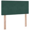 vidaXL Letto con Contenitore Verde Scuro 100 x 200 cm Velluto