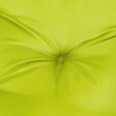 vidaXL Cuscino per Pallet Verde Brillante 70x70x12 cm in Tessuto