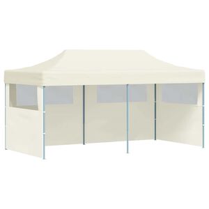 vidaXL Tenda per Feste Pop-Up Pieghevole Crema 3 x 6 m