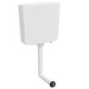 vidaXL Sciacquone WC con Ingresso Acqua dal Basso 3/6 L Bianco