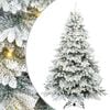 vidaXL Albero di Natale artificiale con 300 LED Bianco 240 cm PE e PVC