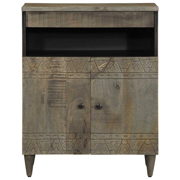 vidaXL Credenza 60x33x75 cm in Legno Massello di Mango
