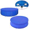 vidaXL Coperture per Piscina 2 pz in PE Rotonde 460 cm 90 g/m&sup2;