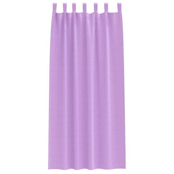 vidaXL Tende Blackout con Anelli 2 pcs Viola 260 x 140 cm Poliestere