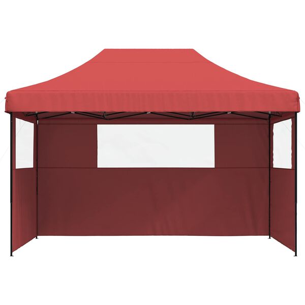 vidaXL Tenda Party Borgogna 279 x 410 x 315 cm Tessuto Oxford