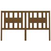 vidaXL Testiera per Letto ambra 126x4x100 cm in Legno di Pino