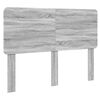 vidaXL Struttura del letto con testiera Grigio Sonoma 150 x 200 cm