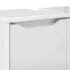 vidaXL Mobile per lavabo da bagno Bianco Lucido 60 x 30 x 60 cm