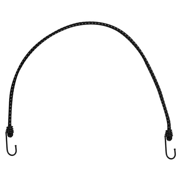 vidaXL Corde Elastiche con Strisce Riflettenti e Ganci 25 pz 88 cm