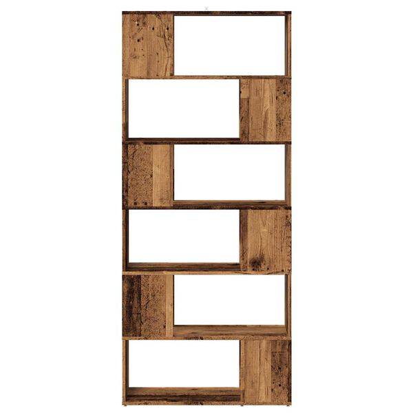 vidaXL Libreria/Divisorio Stanza Legno Antico 80x24x186 cm