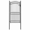 vidaXL Cancello della recinzione con punte EMMEN 104 x 147 cm