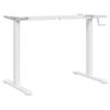 vidaXL Telaio Scrivania in Piedi Bianco (94-135)x60x(70-114)cm Acciaio