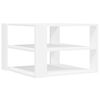 vidaXL Tavolino da Salotto Bianco 58x58x40 cm in Legno Multistrato