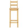 vidaXL Set da Bar 3 pz in Legno Massello di Pino