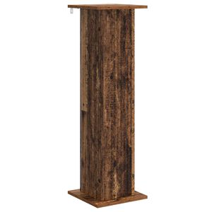 vidaXL Supporto per piante Legno antico 30,5 x 30 x 100,5 cm