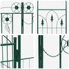 vidaXL Arco da Giardino con blocco Verde 203 x 50 x 218 cm