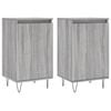 vidaXL Credenze 2 pz Grigio Sonoma 40x35x70 cm in Legno Multistrato
